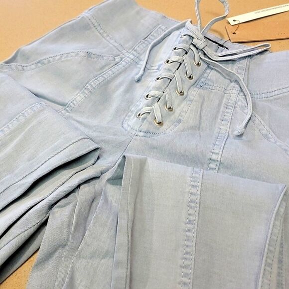 DO+BE High Waisted Tie-up Jeans - Picture 9 of 15